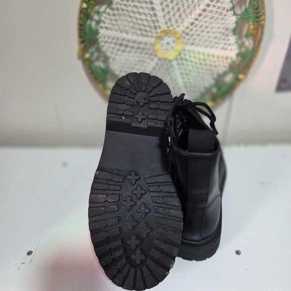 Black Studded Women's Boots - Picture 5 of 5